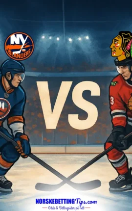New York Islanders mot Chicago Blackhawks 09-10-2026 oddstips og analyse