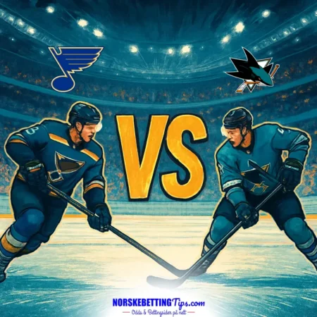 St. Louis Blues mot San Jose Sharks 09-10-2026 oddstips og analyse