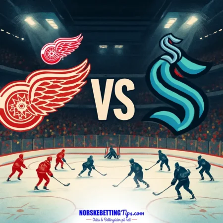 Detroit Red Wings mot Seattle Kraken 10-10-2026 oddstips og analyse
