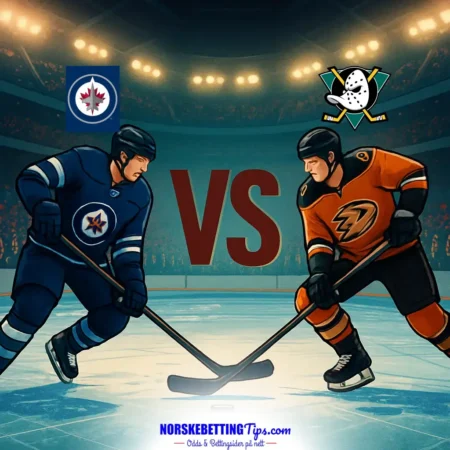 Winnipeg Jets mot Anaheim Ducks 10-10-2026 oddstips og analyse