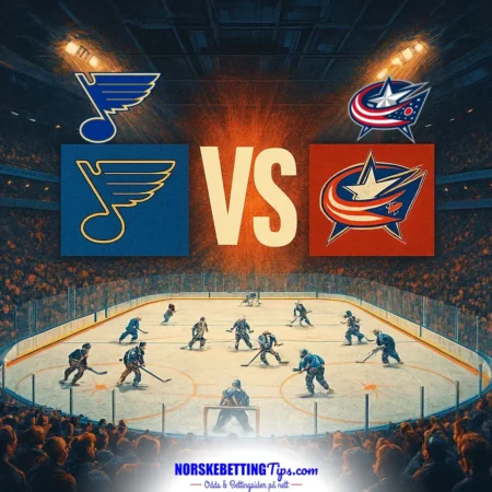 St. Louis Blues mot Columbus Blue Jackets 11-10-2026 oddstips og analyse