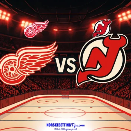 Detroit Red Wings mot New Jersey Devils 14-10-2026 oddstips og analyse