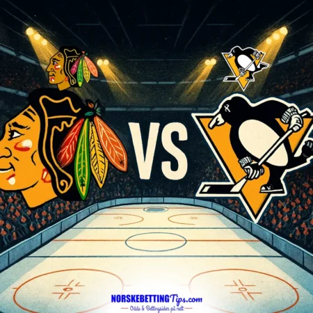 Chicago Blackhawks mot Pittsburgh Penguins 14-10-2026 oddstips og analyse