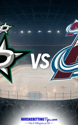 Dallas Stars mot Colorado Avalanche 14-10-2026 oddstips og analyse