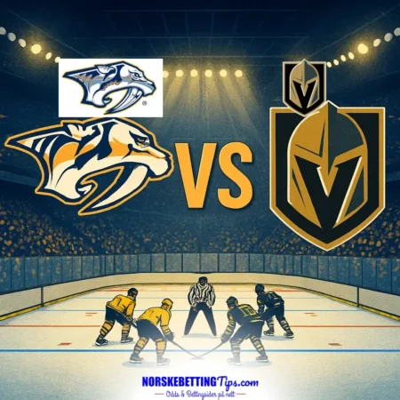 Nashville Predators mot Vegas Golden Knights 14-10-2026 oddstips og analyse