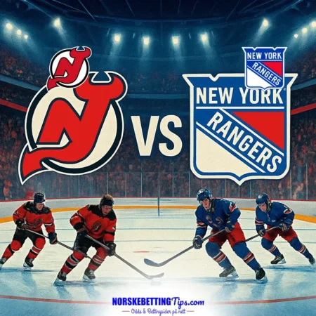 New Jersey Devils mot New York Rangers 16-10-2026 oddstips og analyse