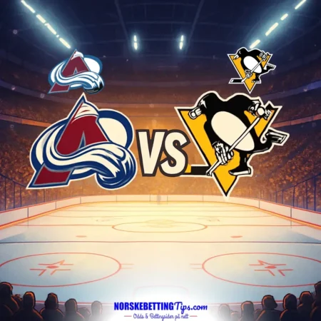 Colorado Avalanche mot Pittsburgh Penguins 17-10-2026 oddstips og analyse