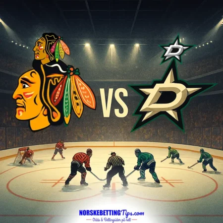 Chicago Blackhawks mot Dallas Stars 18-10-2026 oddstips og analyse