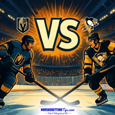 Vegas Golden Knights mot Pittsburgh Penguins 18-10-2026 oddstips og analyse