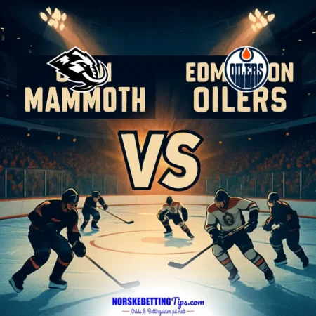 Utah Mammoth mot Edmonton Oilers 18-10-2026 oddstips og analyse