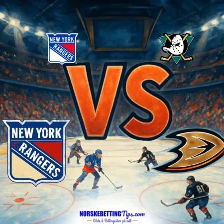 New York Rangers mot Anaheim Ducks 20-10-2026 oddstips og analyse