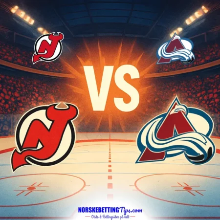 New Jersey Devils mot Colorado Avalanche 21-10-2026 oddstips og analyse