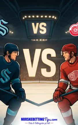 Seattle Kraken mot Detroit Red Wings 21-10-2026 oddstips og analyse